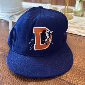 New Era Blue and Orange Fitted Hat